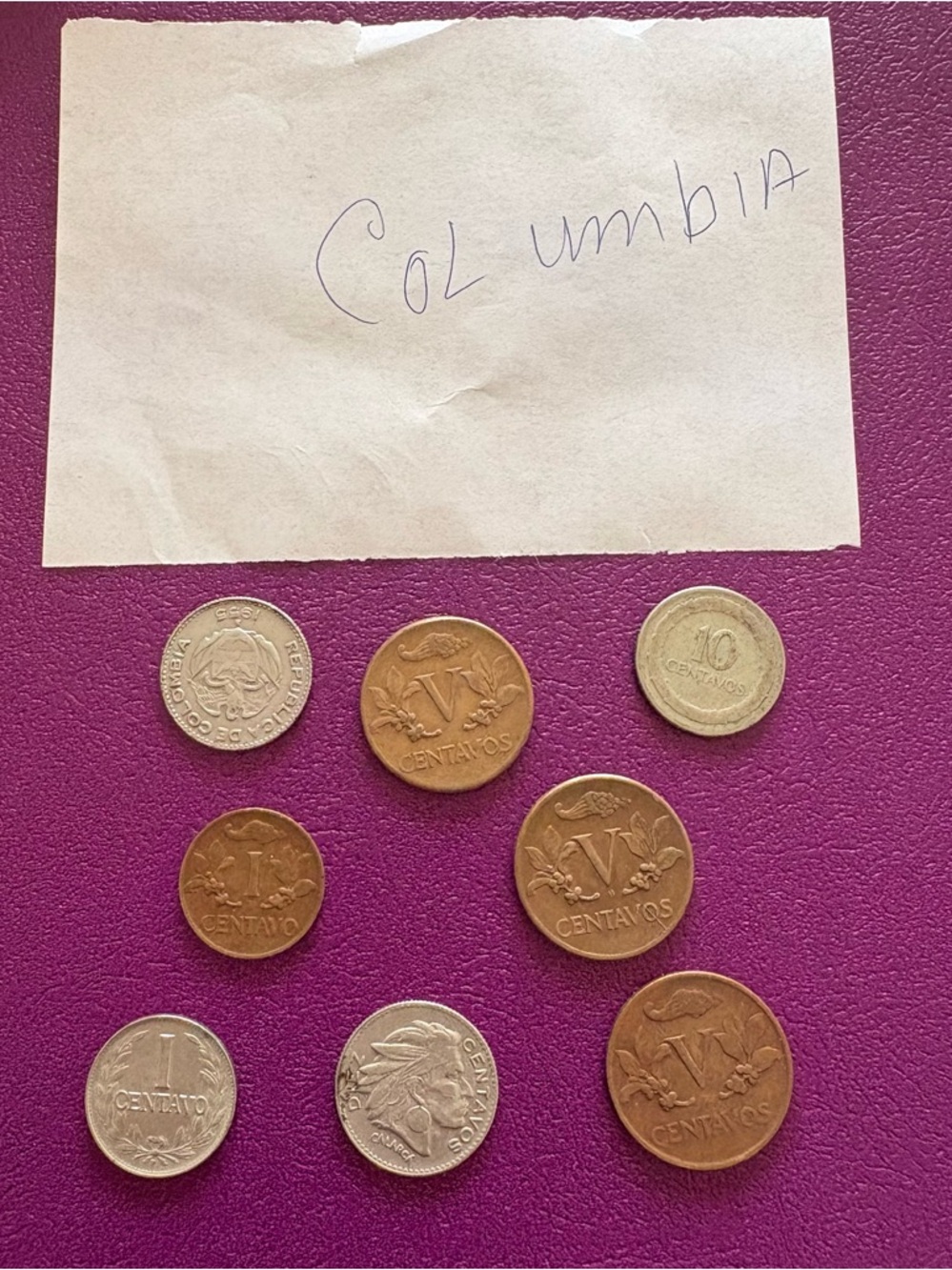 Vintage Coin Lot in Copper and Silver Tones (set of 8)